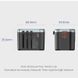 Мережевий зарядний пристрій Vention 3-Port USB(C+A+A) Universal Travel Black