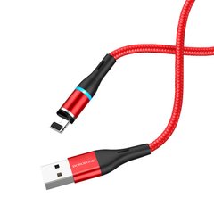 Купити Кабель Borofone BU16 Skill Lightning USB 2.4 A 1,2m Red