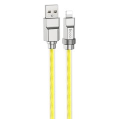 Купити Кабель Hoco U113 Solid USB Type A Lightning 2.4 A 1m Gold
