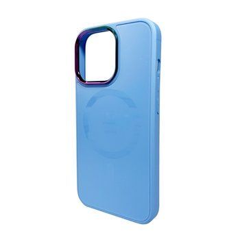 Купити Стеклянный чехол с MagSafe Apple iPhone 15 Sierra Blue