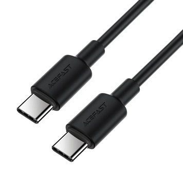 Купити Кабель ACEFAST C25-03 USB-C to USB-C silicone charging data cable Black