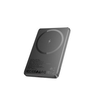Купити Зовнішній акумулятор HOCO Q26 Joy PD20W magnetic fast charging power bank(5000mAh) metal gray
