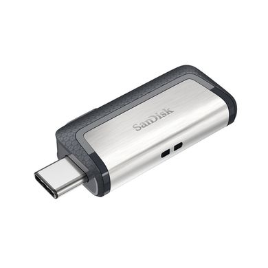 Купити Флеш-накопитель SanDisk Ultra Dual Drive USB3.1/USB Type-C 128GB Silver-Black