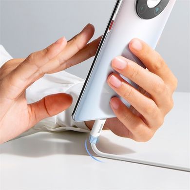 Купити Кабель Baseus Superior Series Fast Charging Data Cable USB to Type-C 100W 2m Moon White