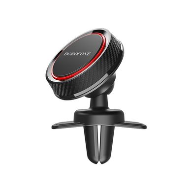 Купити Тримач Borofone Journey series in-car phone holder for air outlet Black-Red