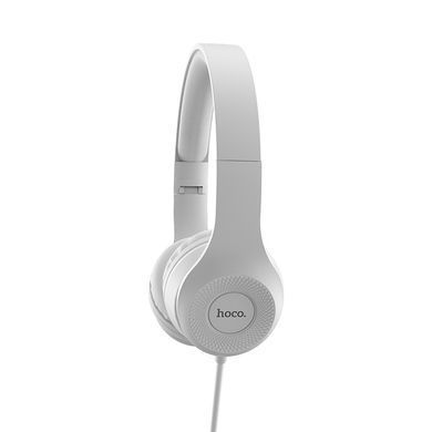 Купити Навушники HOCO W21 Graceful charm wire control headphones Gray