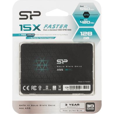Купити Накопичувач SSD SiliconPower 128GB 2.5" SATAIII 3D TLC