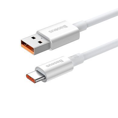Купити Кабель Baseus Superior Series Fast Charging Data Cable USB to Type-C 100W 2m Moon White