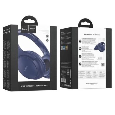 Купити Бездротові навушники Hoco W40 Mighty Blue