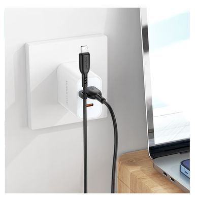 Купити Кабель BOROFONE BX91 USB to iP 2.4A,1m, PVC, PVC connectors, Black