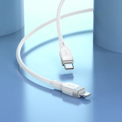 Купити Кабель HOCO X109 Energy PD silicone charging data cable iP(L=1M) White