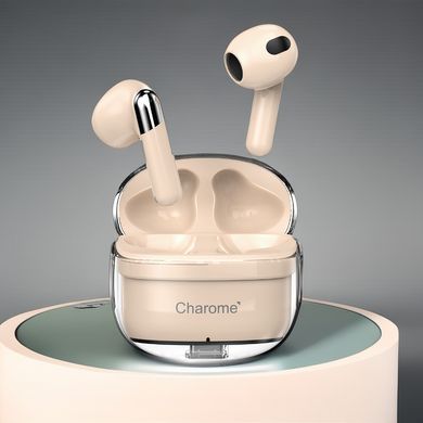 Купити Бездротові навушники CHAROME A22 Bluetooth 5.3 Pink Lotus