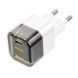 Мережевий зарядний пристрій HOCO C125A Transparent tribute single-port PD20W charger Transparent Black