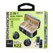 Бездротова мікрофонна система "REMAX 2 in 1 Dual ports lavalier microphone K22" Tarnish