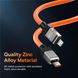 Кабель Baseus CoolPlay Type-C Apple Lightning 20W 1m Orange