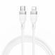 Кабель HOCO X109 Energy PD silicone charging data cable iP(L=1M) White