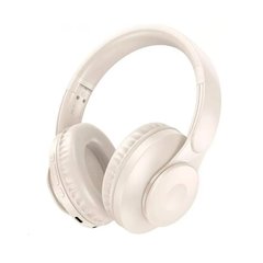 Купити Навушники Hoco W45 Enjoy Bluetooth V5.3; 3,5 мм (mini-jack) Milky White
