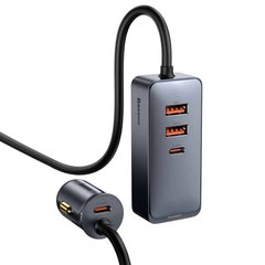 Купити Автомобільний зарядний пристрій Baseus Share Together PPS multi-port USB-A/Type-C Gray