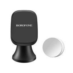 Купити Тримач Borofone Ori magnetic in-car phone holder for center console Black