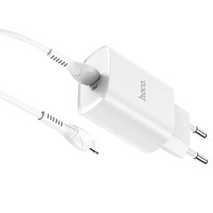 Купити Сетевое зарядное устройство Hoco N14 Smart Charging White
