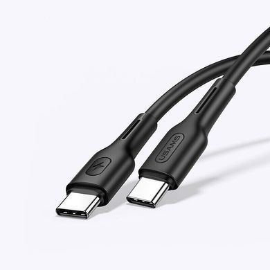 Купити Кабель Usams US-SJ459 U43 Type-C TO Type-C 100W PDFast Charging & Data Cable 1.2m black