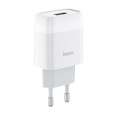 Купити Сетевое зарядное устройство Hoco C72A Glorious White