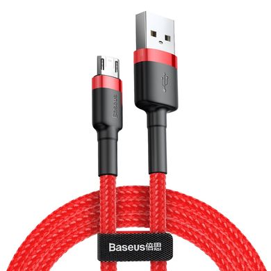 Купити Кабель Baseus Cafule microUSB USB 1.5 A 1m Красный-Красный