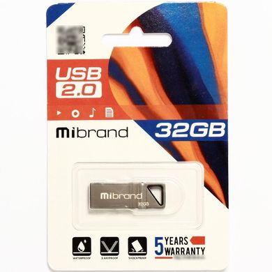 Купити Флеш-накопитель Mibrand Stingray USB2.0 32GB Grey
