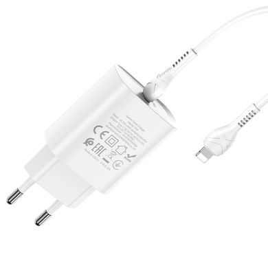 Купити Сетевое зарядное устройство Hoco N14 Smart Charging White
