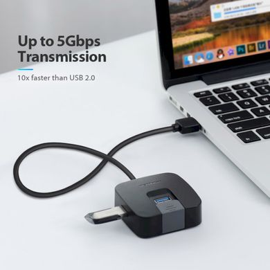 Купити USB-хаб Vention CHBBB 4 Ports USB 3.0 Black
