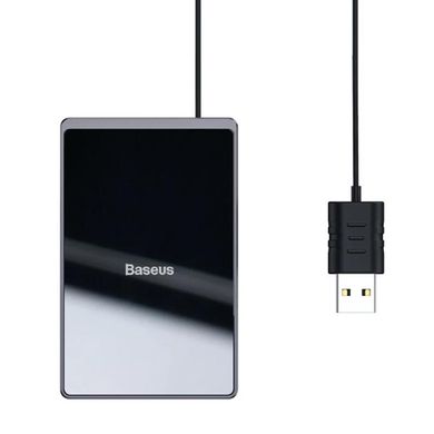 Купити Беспроводное зарядное устройство Baseus Card Ultra-thin Black
