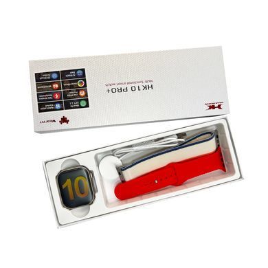 Купити Смарт-часы HK 10 Pro Plus IP67+Amoled Red