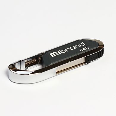 Купити Флеш-накопичувач Mibrand Aligator USB2.0 64GB Grey