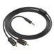 Аудиокабель HOCO UPA28 3.5 double lotus RCA audio cable Black