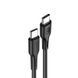 Кабель Usams US-SJ459 U43 Type-C TO Type-C 100W PDFast Charging & Data Cable 1.2m black