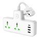 Мережевий подовжувач HOCO AC11A Voyage 2-position expansion socket(1C3A) (8.5 cm) White