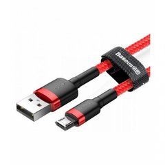 Купити Кабель Baseus Cafule microUSB USB 2.4 A 1m Red