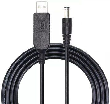 Купити Кабель питания USB-DC 5v-9v (1m)