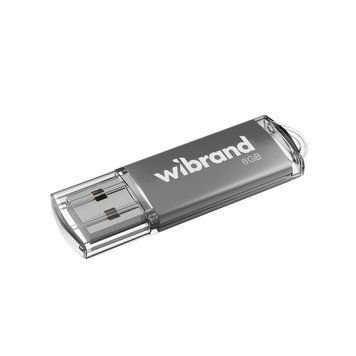 Купити Флеш-накопитель Wibrand USB 2.0 Cougar 8Gb Silver