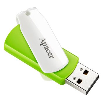 Купити Флеш-накопичувач Apacer AH335 USB2.0 32GB Green-White