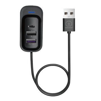 Купити USB-хаб WUW-C245 3-in-1 USB-A to 2 USB-A, USB-C