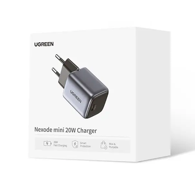 Купити Сетевое зарядное устройство UGREEN CD318 Nexode mini Black