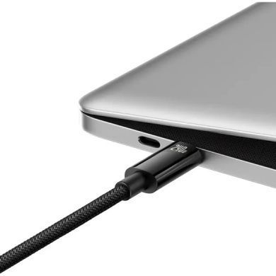 Купити Кабель Baseus Tungsten Gold Fast Charging Data Cable Type-C to Type-C 240W 2m Black