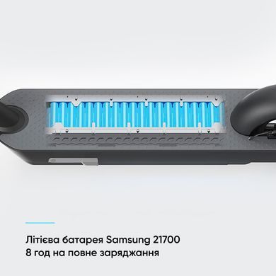 Купити Електросамокат OKAI ES30-NEON PRO Black 10", 350(700)W, 14.7Ah, 80km, 25km\h, 25%, NFC, App, 21kg