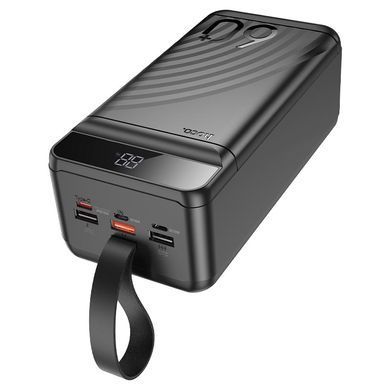 Купити Зовнішній акумулятор HOCO J123C Element 22.5W+PD20W fully compatible power bank with digital display(60000mAh) Black