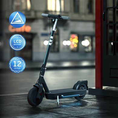 Купити Електросамокат OKAI ES30-NEON PRO Black 10", 350(700)W, 14.7Ah, 80km, 25km\h, 25%, NFC, App, 21kg