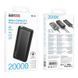 Зовнішній акумулятор BOROFONE BJ86 Victoria power bank(20000mAh) Black