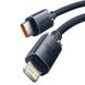 Кабель Baseus Crystal Shine Series Fast Charging Data Cable Type-C to iP Lightning Type-C 20W 1,2m Black
