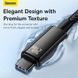 Кабель Baseus Tungsten Gold Fast Charging Data Cable Type-C to Type-C 240W 2m Black