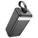 Зовнішній акумулятор HOCO J123C Element 22.5W+PD20W fully compatible power bank with digital display(60000mAh) Black